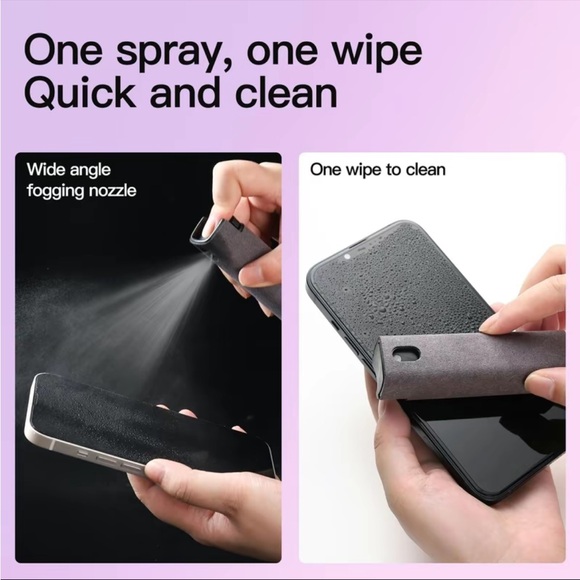 2 in 1 microfiber screen cleaner | touchscreen cleaner | cleaner included! - Picture 3 of 5